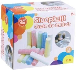 Merkloos 15 Stangen Pflasterkreide In Geschenkbox