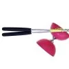 Acrobat 105 Gummi Diabolo Mit Aluminium-Handstäben, Rose