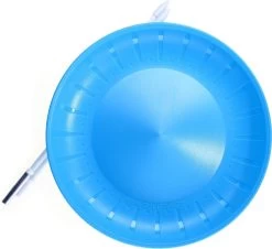 Acrobat - Set Top Spinnteller Hellblau + Handstab Mit Doppelspitze