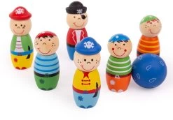 Bigjigs Toys Piratenkegel