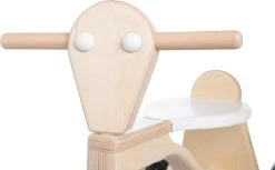 Van Dijk Toys Berken Houten Loopfiets - Wit -Kinder Outdoor Verkauf detail kop 1