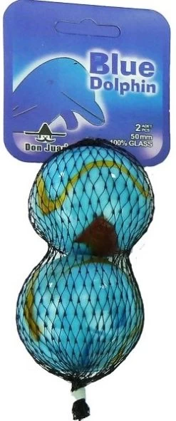 Merkloos Don Juan 2 Blaue Delphin Murmeln 50mm 4004