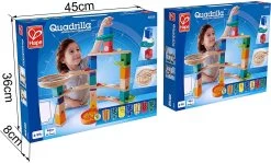 Hape E6020 Medium Set Quadrilla, Kugelbahn Mit 44 Bauteilen Aus Holz Und 50 Murmeln, Ab 4 Jahren -Kinder Outdoor Verkauf hape e6020 medium set quadrilla kugelbahn mit 44 bauteilen aus holz und 50 murmeln ab 4 jahren 3