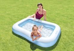 Intex Rectangular Pool - Kinder Aufstellpool - Planschbecken - 166 X 100 Cm X 25 Cm - Für 2+ Jahre -Kinder Outdoor Verkauf intex rectangular pool kinder aufstellpool planschbecken 166 x 100 cm x 25 cm fuer 2plus jahre 3