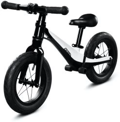 Micro Mobility GB0031 Micro Balance Bike Deluxe Pro Laufrad, Schwarz-Weiß
