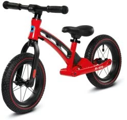 Micro Mobility GB0033 Micro Balance Bike Deluxe Laufrad, Schwarz-Rot