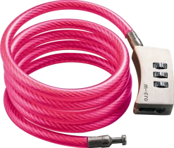 Micro Sicherheitssicherheit, Rosa Kabelschloss Für Jungen Und Mädchen, Geeignet Für Fahrrad, Roller, Fahrradzubehör