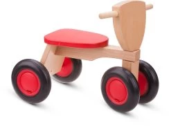 New Classic Toys® Neu Classic Toys Road Star Holz 4-Rad-Balance Fahrrad - Rot -Kinder Outdoor Verkauf neu classic toys road star holz 4 rad balance fahrrad rot 3