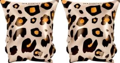 SWIM ESSENTIALS Schwimmen Essentials Aufblasbare Schwimmen Riemen Beige Leopard - 0-2 Jahre