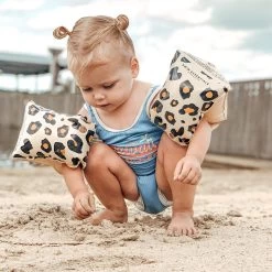 SWIM ESSENTIALS Schwimmen Essentials Aufblasbare Schwimmen Riemen Beige Leopard - 0-2 Jahre -Kinder Outdoor Verkauf schwimmen essentials aufblasbare schwimmen riemen beige leopard 0 2 jahre 3