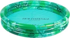 Swim Essentials Aufblasbarer Kinderpool Tropical 3 Ringe - 150 Cm