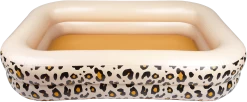 Swim Essentials Aufblasbarer Swimmingpool Panther Print Beige - 211 X 132 X 46 Cm