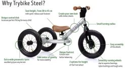 Kinderfeets Trybike Laufrad 2-in-1 Steel Schwarz Trybike Steel 2-in-1, All Black Edition 8 Kinderfeets Trybike Laufrad 2-in-1 Steel Schwarz Trybike Steel 2-in-1, All Black Edition -Kinder Outdoor Verkauf trybike 2 en