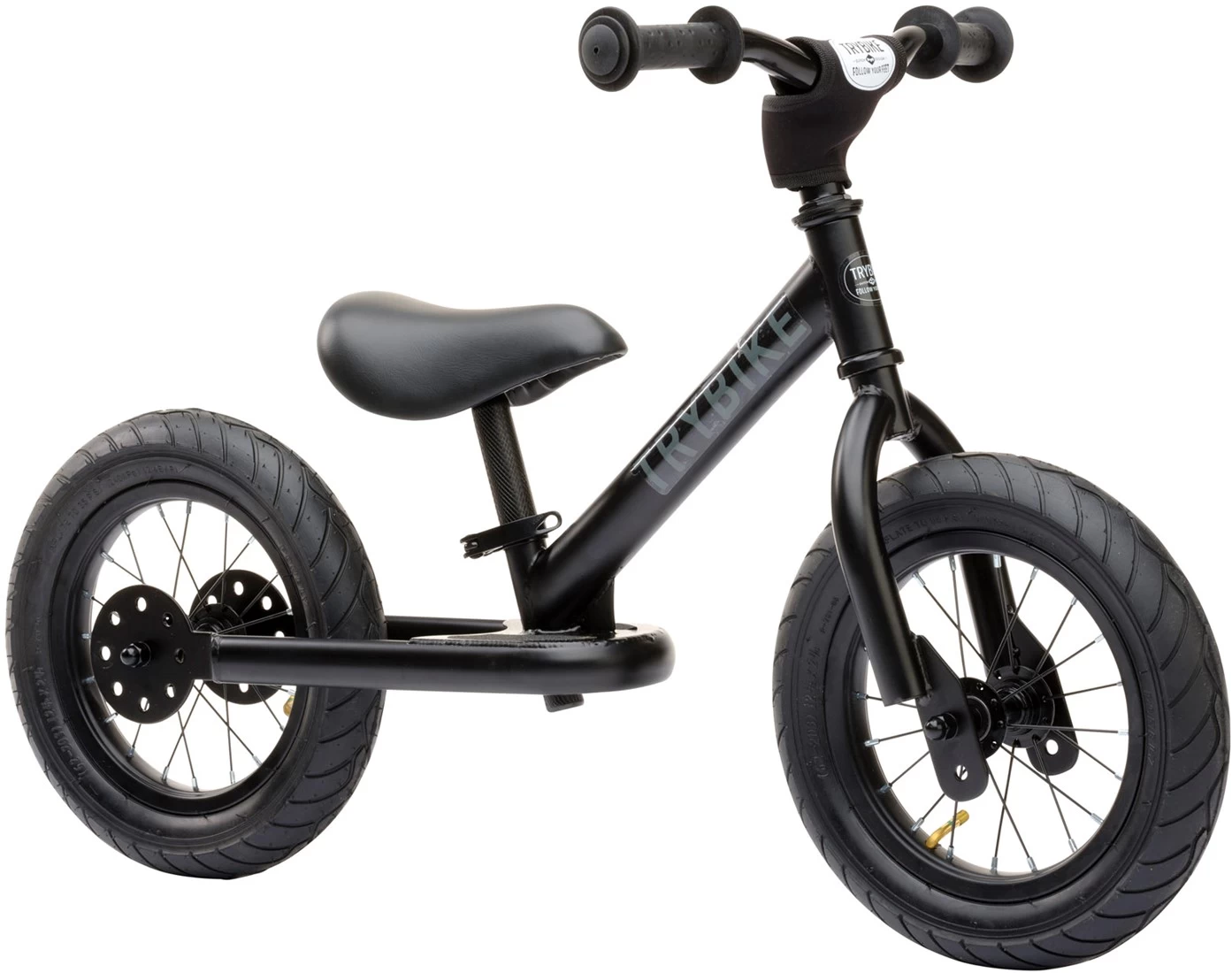 Kinderfeets Trybike Laufrad 2-in-1 Steel Schwarz Trybike Steel 2-in-1, All Black Edition 2 Kinderfeets Trybike Laufrad 2-in-1 Steel Schwarz Trybike Steel 2-in-1, All Black Edition – Bild 2
