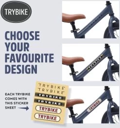 Trybike Laufrad 2-in-1 Steel - Grau -Kinder Outdoor Verkauf trybike loopfiets 2 in 1 steel grijs