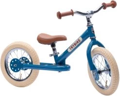 Trybike Laufrad 2-in-1 Steel - Vintage Blau -Kinder Outdoor Verkauf trybike loopfiets 2 in 1 steel vintage blauw 2