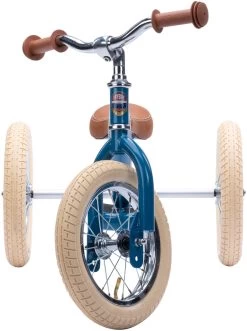 Trybike Laufrad 2-in-1 Steel - Vintage Blau -Kinder Outdoor Verkauf trybike loopfiets 2 in 1 steel vintage blauw