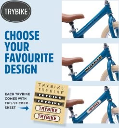 Trybike Laufrad 2-in-1 Steel - Vintage Blau -Kinder Outdoor Verkauf trybike loopfiets 2 in 1 steel vintage blauw 5