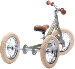 Trybike Laufrad 2-in-1 Steel - Vintage Grün -Kinder Outdoor Verkauf trybike loopfiets 2 in 1 steel vintage groen