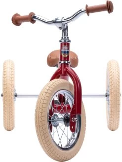 Trybike Laufrad 2-in-1 Steel - Vintage Rot -Kinder Outdoor Verkauf trybike loopfiets 2 in 1 steel vintage rood