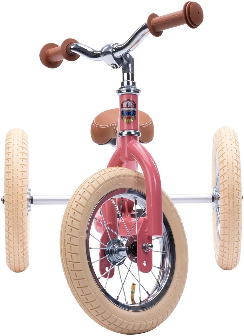 Trybike Laufrad 2-in-1 Steel - Vintage Rosa 4 Trybike Laufrad 2-in-1 Steel - Vintage Rosa – Bild 4