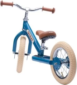 Kinderfeets Trybike Laufrad Steel Vintage Blau - Zweirad -Kinder Outdoor Verkauf trybike loopfiets steel vintage blauw tweewieler 1