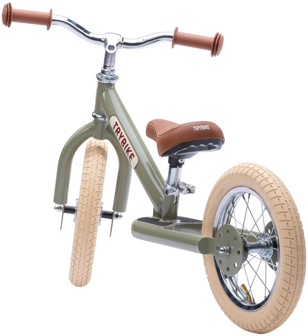 Kinderfeets Trybike Laufrad Steel Vintage Grün - Zweirad 4 Kinderfeets Trybike Laufrad Steel Vintage Grün - Zweirad – Bild 4