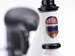 Kinderfeets Trybike Laufrad Steel Weiss - Zweirad -Kinder Outdoor Verkauf trybike loopfiets steel wit tweewieler