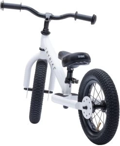 Kinderfeets Trybike Laufrad Steel Weiss - Zweirad -Kinder Outdoor Verkauf trybike loopfiets steel wit tweewieler