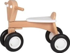 Van Dijk Toys Beuken Houten Loopfiets Wit
