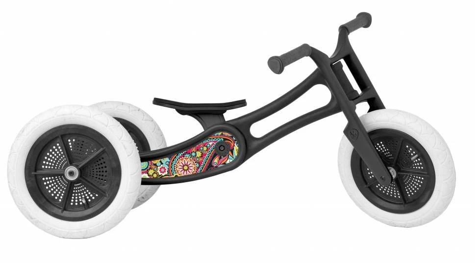 Wishbonebike Laufrad Recycled 3-in-1 - Paisley 1 Wishbonebike Laufrad Recycled 3-in-1 - Paisley